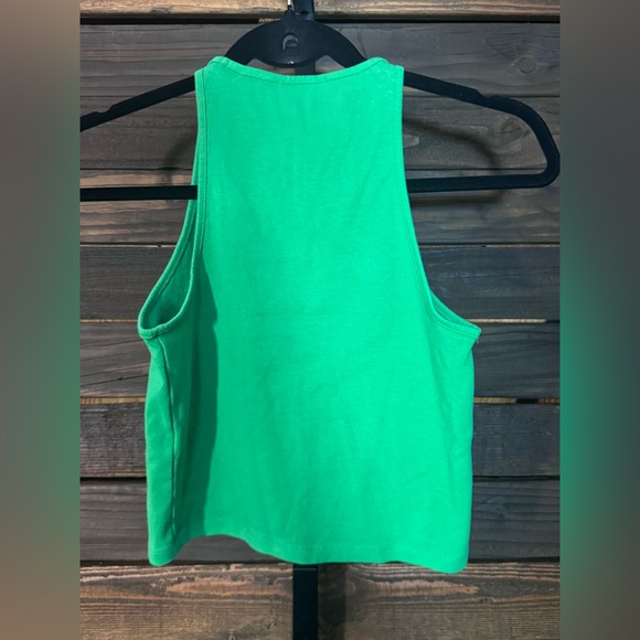 Zara Bright Green Racerback Tank - Picture 3 of 3